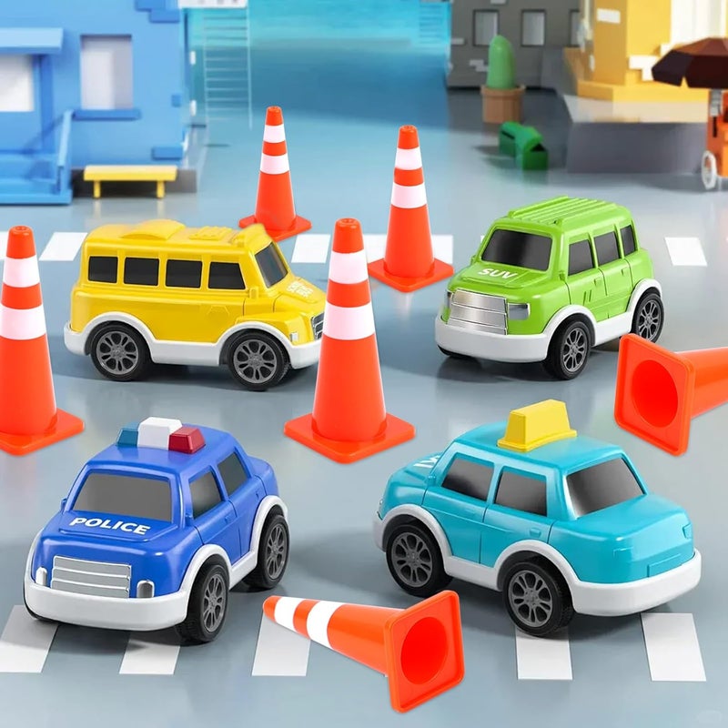 GUSDYIT 30 Pcs Mini Traffic Cones, 1.8 inch Plastic Small Cones for Micro Road Signs Training Party Sports Early Educational - Image 5